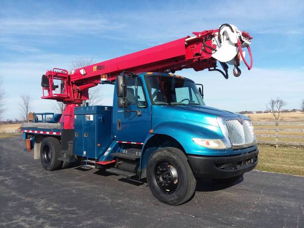 45' Altec DM47-TR 2009 International 4400 Digger Derrick Diesel... for sale in Gilberts, NY – photo 24