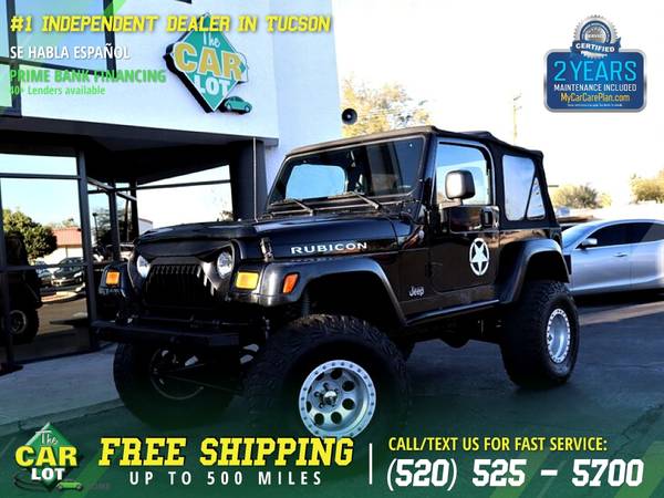 306/mo - 2004 Jeep Wrangler Rubicon 2dr 2 dr 2-dr for sale in Tucson, AZ – photo 3