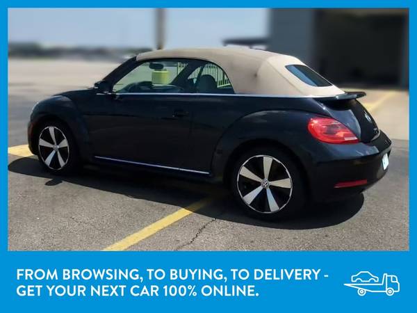 2013 VW Volkswagen Beetle Turbo Convertible 2D Convertible Black for sale in Columbia, MO – photo 5