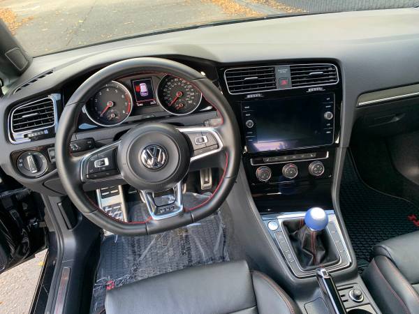Black 2019 Volkswagen GTI Leather with warranty - cars & trucks - by... for sale in Olympia, WA – photo 8