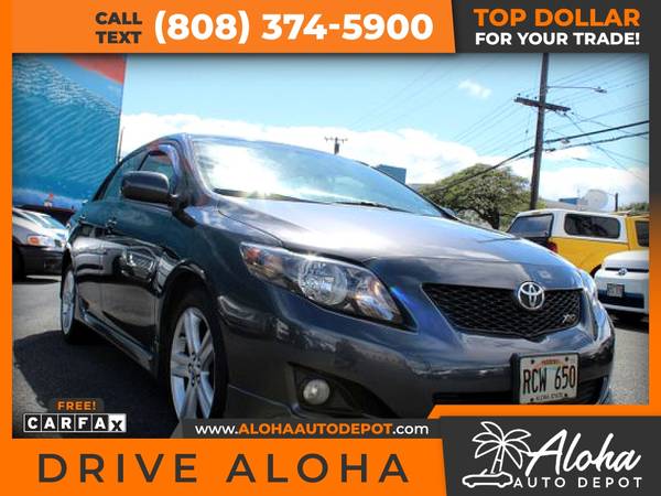 2010 Toyota Corolla XRS Sedan 4D 4 D 4-D for only 138/mo! - cars & for sale in Honolulu, HI – photo 10