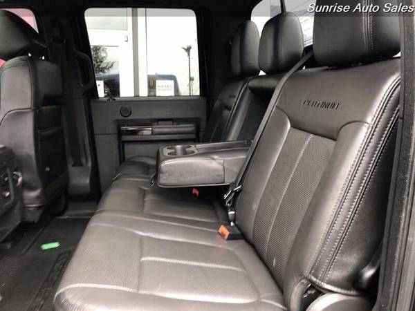 2015 Ford F-350 Diesel 4x4 4WD F350 Super Duty Platinum Truck - cars... for sale in Milwaukie, CA – photo 22