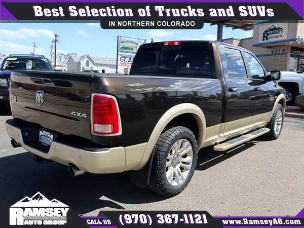 2014 Ram 1500 Crew Cab Laramie Longhorn Pickup 4D 4 D 4-D 6 1/3 ft for sale in Greeley, CO – photo 4