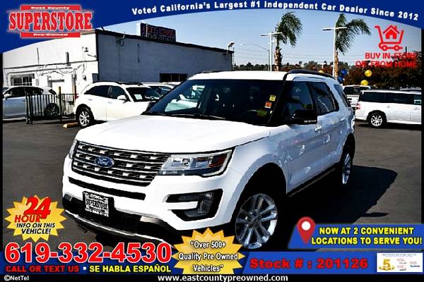 2017 FORD EXPLORER XLT -EZ FINANCING-LOW DOWN! - cars & trucks - by... for sale in El Cajon, CA – photo 2