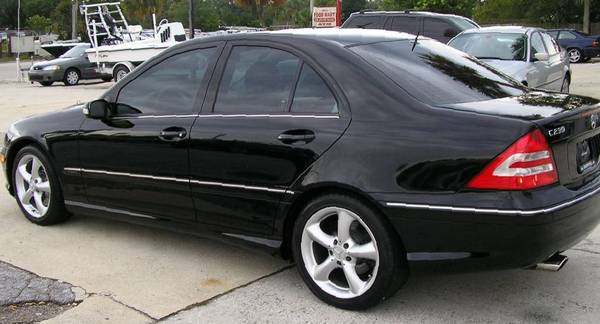 2005 Mercedes C230 sedan, 103300 miles, Black, Nav, Leather Moonroof for sale in Weehawken, NY – photo 4