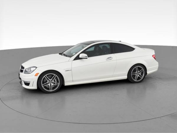 2012 Mercedes-Benz C-Class C 63 AMG Coupe 2D coupe White - FINANCE -... for sale in Athens, OH – photo 4