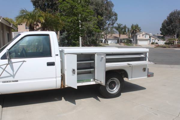 2000 GMC 3500 with Service Body - Incredible LOW Miles for sale in Corona, CA – photo 9