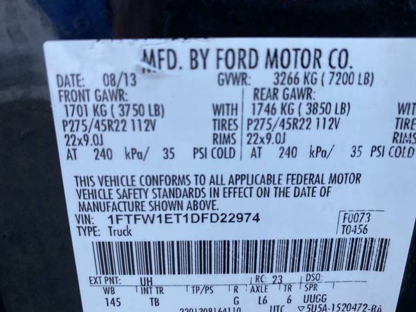 Ford F150 4x4 4WD Lifted Navigation Sunroof Bluetooth Backup Camera... for sale in florence, SC, SC – photo 18