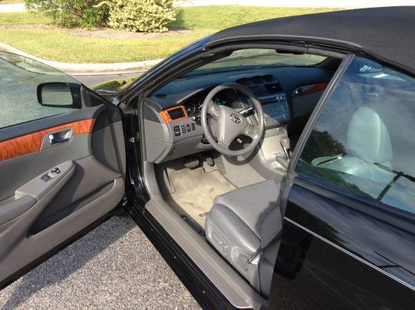 2008 Toyota Solara SLE Convertible Black Great condition - cars &... for sale in Myrtle Beach, SC – photo 15