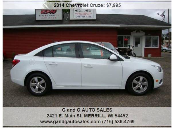 2014 Chevrolet Cruze 1LT Auto 4dr Sedan w/1SD 88921 Miles for sale in Merrill, WI