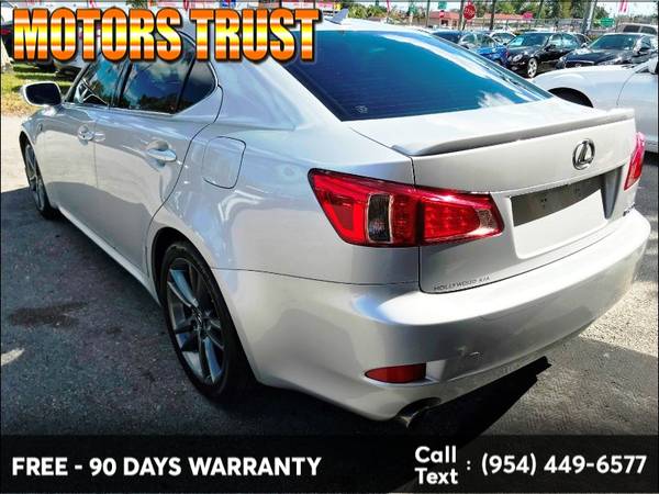 2011 Lexus IS 250 4dr Sport Sdn Auto RWD BAD CREDIT NO PROBLEM! for sale in Miami, FL – photo 4
