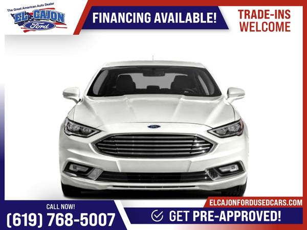 2018 Ford Fusion Hybrid S FOR ONLY 386/mo! - - by for sale in Santee, CA – photo 4