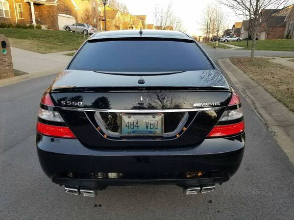 2007 Mercedes S550 AMG Package 106K miles Black with black leather for sale in Louisville, KY – photo 2