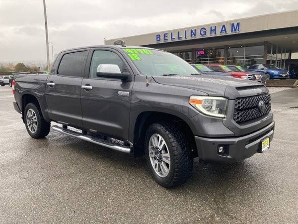 2018 Toyota Tundra 4x4 4WD Platinum CrewMax - cars & trucks - by... for sale in Bellingham, WA – photo 3