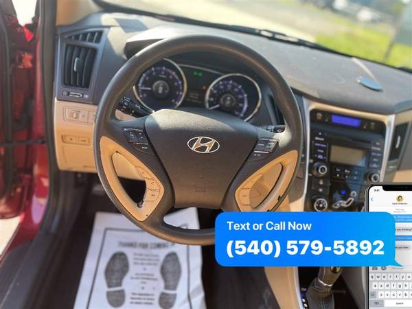 2013 HYUNDAI SONATA GLS PZEV 750 DOWN/375 A Month for sale in Fredericksburg, District Of Columbia – photo 14