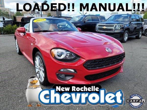 2018 FIAT 124 Spider Lusso Convertible Red - - by for sale in New Rochelle, NY