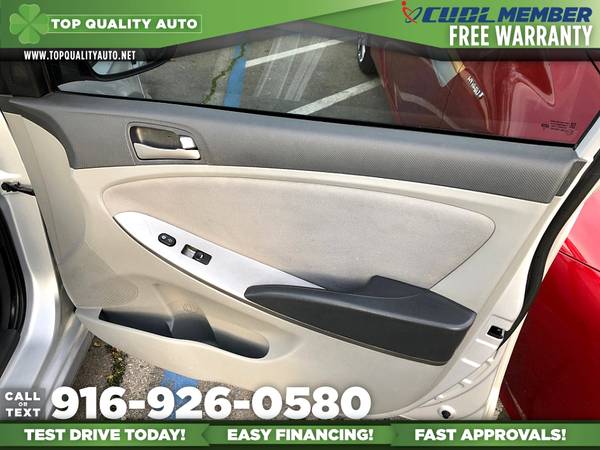 2017 Hyundai Accent SE Sedan for only $9,995 - cars & trucks - by... for sale in Rancho Cordova, CA – photo 20