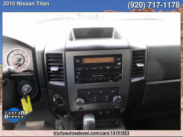 2010 NISSAN TITAN SE 4X4 4DR CREW CAB SWB PICKUP Family owned since for sale in MENASHA, WI – photo 13