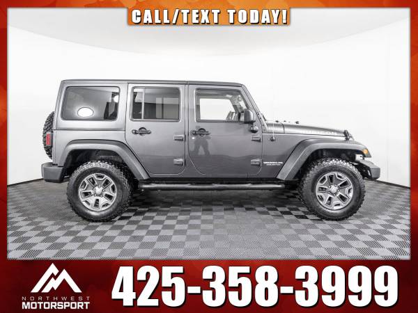 2017 *Jeep Wrangler* Unlimited Rubicon 4x4 - cars & trucks - by... for sale in Everett, WA – photo 4
