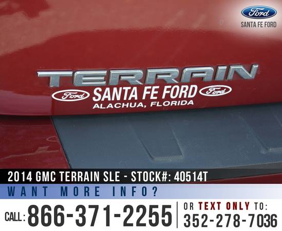 ‘14 GMC Terrain SLE *** Onstar, Touch Screen, Bluetooth *** - cars &... for sale in Alachua, FL – photo 9