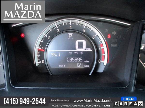 2016 Honda Civic Sedan LX FOR ONLY $232/mo! - cars & trucks - by... for sale in San Rafael, CA – photo 6