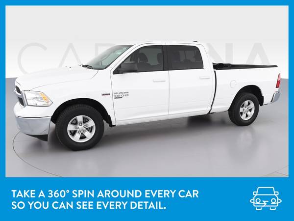 2020 Ram 1500 Classic Crew Cab SLT Pickup 4D 6 1/3 ft pickup White for sale in NEWARK, NY – photo 3