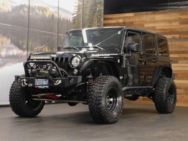 2017 Jeep Wrangler Unlimited Rubicon 4X4/LIFTED w/WINCH BUMPERS for sale in Gladstone, OR