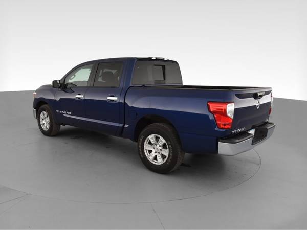 2019 Nissan Titan Crew Cab SV Pickup 4D 5 1/2 ft pickup Blue -... for sale in Fort Myers, FL – photo 7