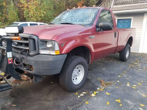 2002 Ford F-350 4X4 With Plow - cars & trucks - by dealer - vehicle... for sale in Waterbury, CT – photo 2