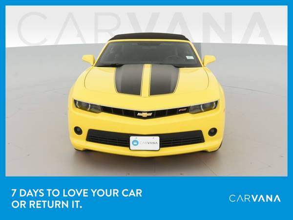 2014 Chevy Chevrolet Camaro LT Convertible 2D Convertible Yellow for sale in NEWARK, NY – photo 13