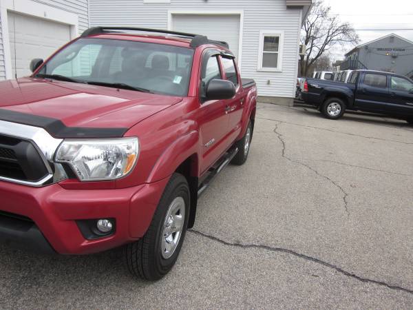 2013 Toyota Tacoma Double Cab SR5 4x4 V6 Auto 32K Red ONE OWNER for sale in East Derry, RI – photo 6