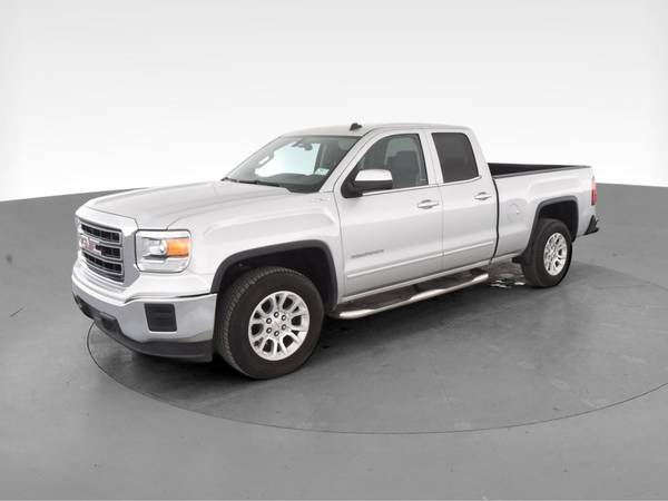 2014 GMC Sierra 1500 Double Cab SLE Pickup 4D 6 1/2 ft pickup Silver... for sale in Naples, FL – photo 3