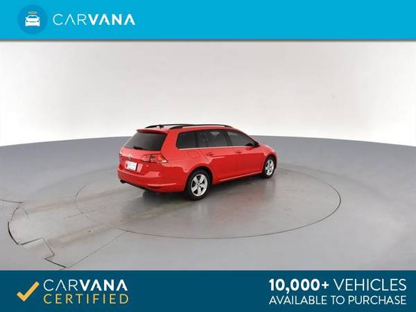 2015 VW Volkswagen Golf SportWagen TDI S Wagon 4D wagon RED - FINANCE for sale in Columbus, OH – photo 11
