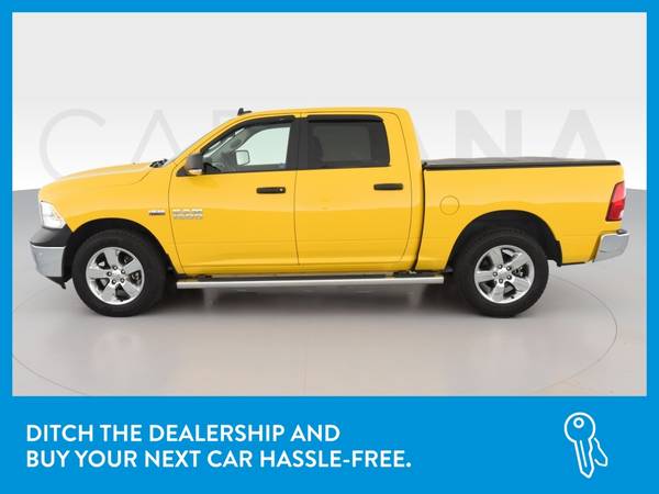 2016 Ram 1500 Crew Cab Big Horn Pickup 4D 5 1/2 ft pickup Yellow for sale in Champlin, MN – photo 4