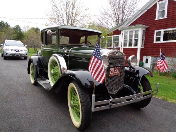 1930 Ford model A Deluxe Coupe for sale in Denmark, ME – photo 3