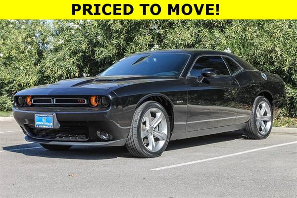 2015 Dodge Challenger R/T coupe Pitch Black Clearcoat - cars & for sale in Livermore, CA – photo 3