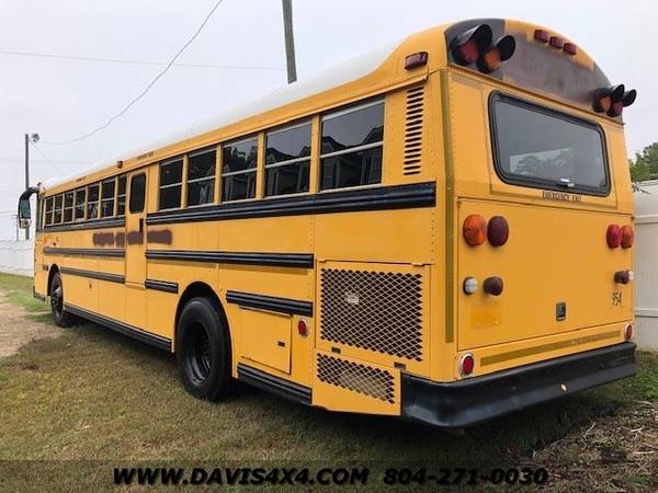 2004 Thomas School Bus Built Pusher Style Flat Nose Cab Over for sale in Richmond , VA – photo 3