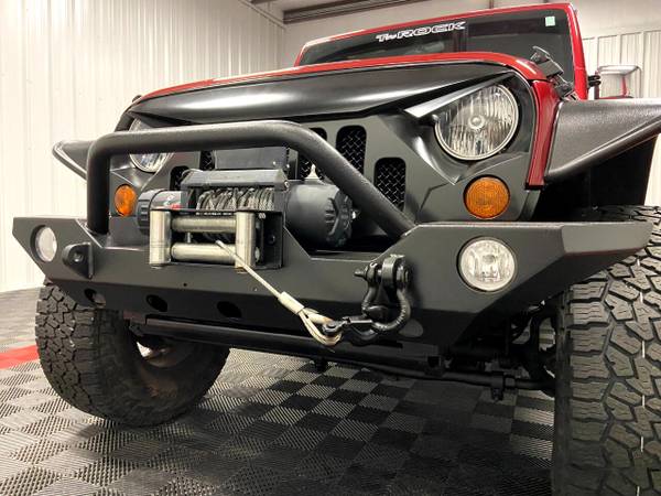 2011 Jeep Wrangler Unlimited Custom Lifted Sport 4x4 suv Maroon for sale in Branson West, AR – photo 17