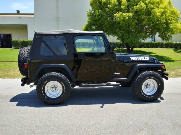 Super Clean Sharp 1999 Black Jeep Wrangler 4X4 - - by for sale in Hudson, FL – photo 6