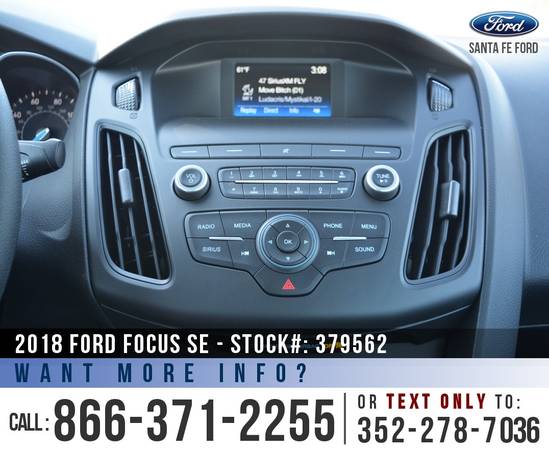 2018 FORD FOCUS SE *** Tinted, Backup Camera, SYNC *** for sale in Alachua, FL – photo 12