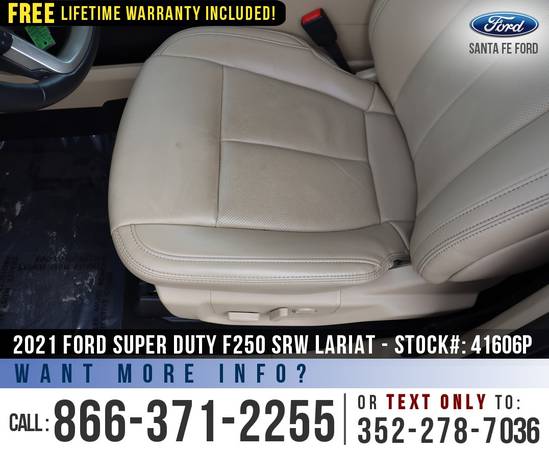 2021 Ford Super Duty F250 SRW Lariat Leather Seats, SYNC 3, BLIS for sale in Alachua, AL – photo 14