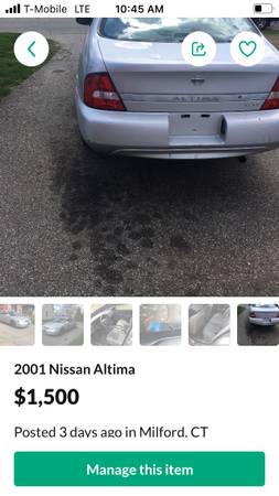 2001 Nissan Altima for sale in Milford, CT – photo 4