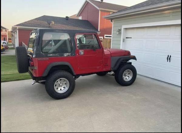 1990 Jeep Wrangler YJ - cars & trucks - by owner - vehicle... for sale in Fayetteville, AR – photo 2