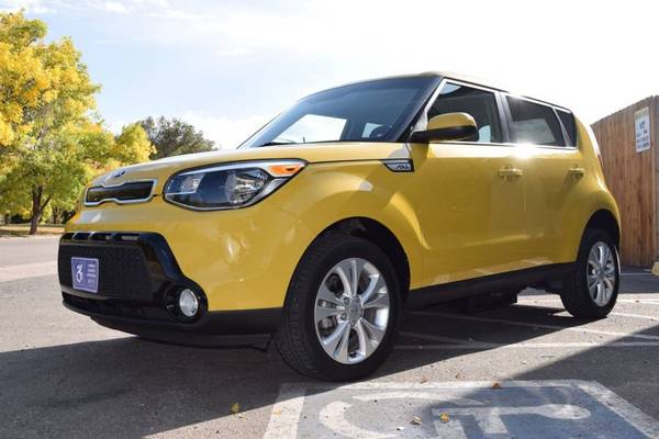 2016 *Kia* *Soul* *5dr Wagon Automatic +* YELLOW - cars & trucks -... for sale in Denver , CO – photo 9