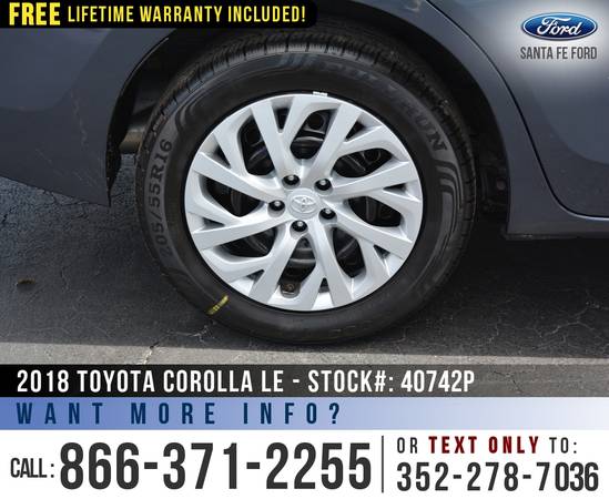 2018 Toyota Corolla LE *** Bluetooth, Cruise Control, Camera *** -... for sale in Alachua, AL – photo 18