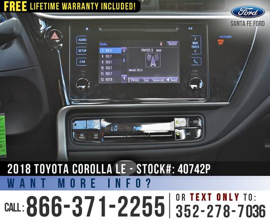 2018 Toyota Corolla LE *** Bluetooth, Cruise Control, Camera *** -... for sale in Alachua, AL – photo 12