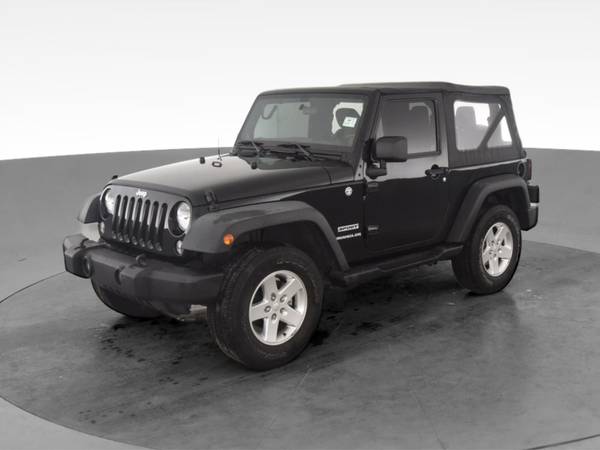 2014 Jeep Wrangler Sport S Sport Utility 2D suv Black - FINANCE... for sale in Arlington, District Of Columbia – photo 3