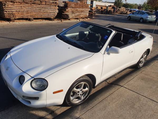 1997 TOYOYA CELICA GT MANUAL CONVERTABLE WHITE VERY CLEAN - cars &... for sale in Sacramento , CA – photo 7