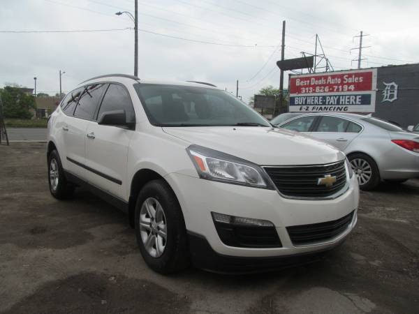 2014 CHEVY TRAVERSE 3RD ROW BUY HERE PAY HERE( 5400 DOWN PAYMENT ) -... for sale in Detroit, MI – photo 2