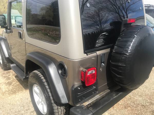 04 Jeep Wrangler Beautiful! Light Khaki Metallic Only 100k! for sale in Augusta, ME – photo 6